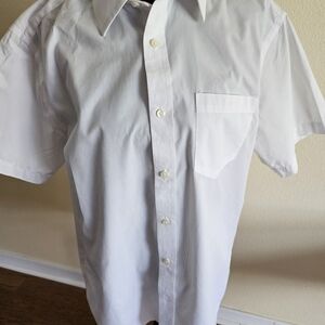 George White Casual Button Shirt Short Sleeves Size M 38-40